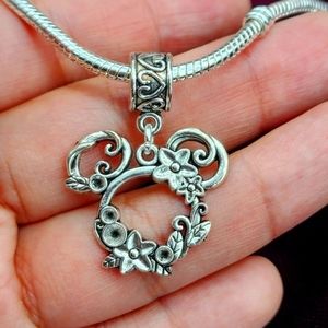 Minnie Mouse Mickey Mouse charm for Pandora